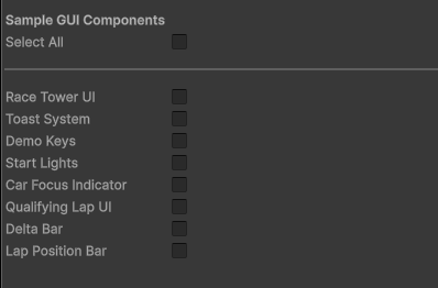 Optional UI Components